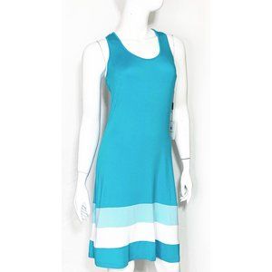 Calvin Klein Dress NWT SZ 4 Blue Turquoise